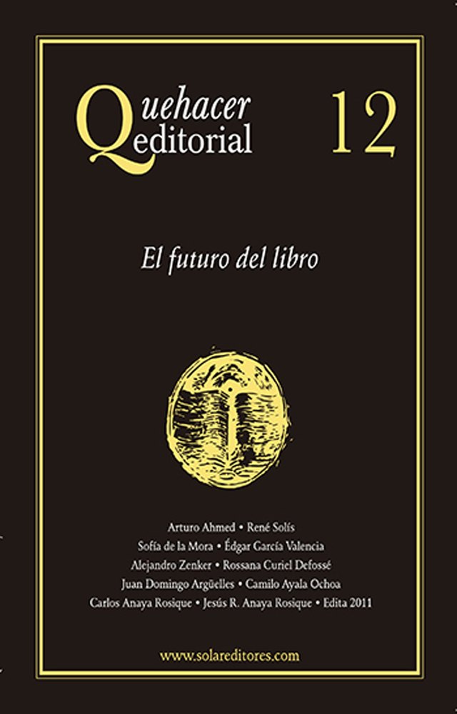 Portada del número 12 de Quehacer Editorial: El futuro del libro